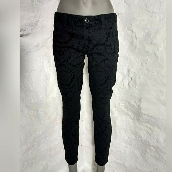 Banana Republic Pants - Banana Republic L'Wren Scott black brocade pants
